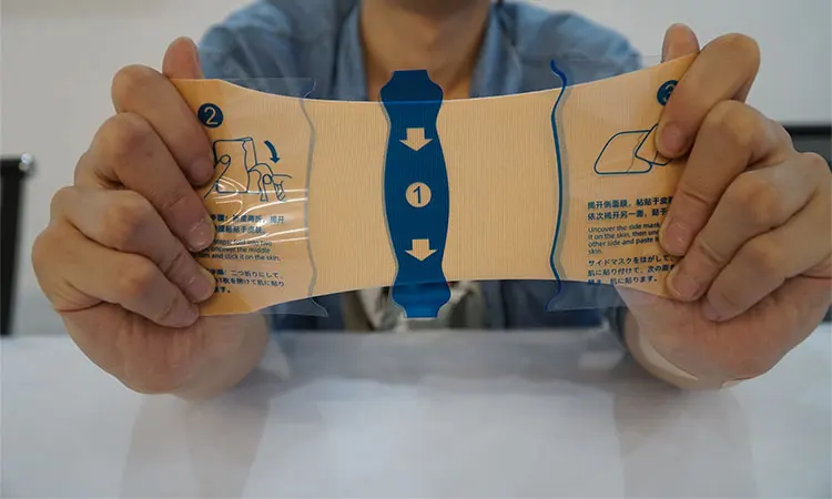 private label chinese herbal japanese joint pain relief patch knee elastic adhesive hot capsicum plaster for muscle aches