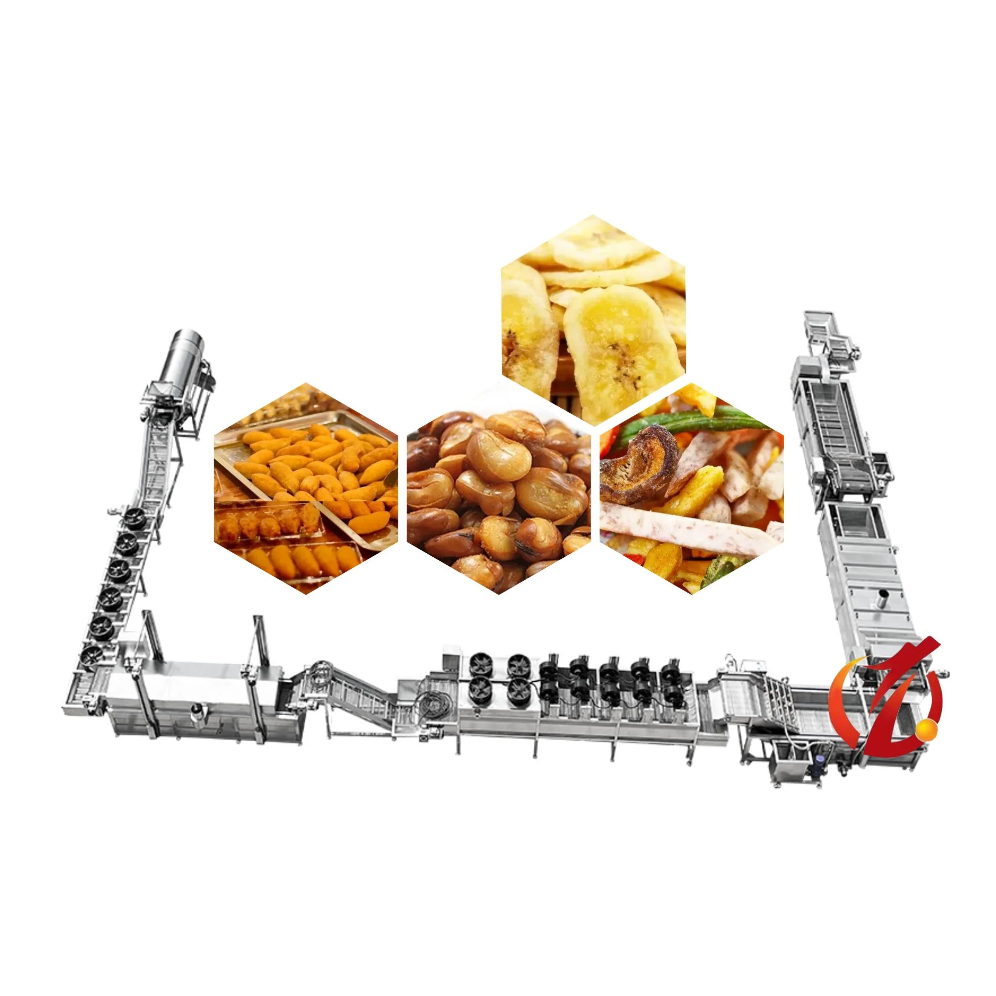 Qiangda Fully automatic potato chips product line