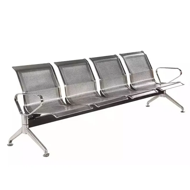2/3/4 Seater Commercial Design Clinic Waiting Chairs For Hospital Bench Gang Chair Public Airport Waiting Chair