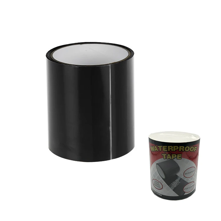 100 мм * 1,5 м черный сильный утечки прорезиненный водонепроницаемый гибкий кабель лента для уплотнения резьбовых соединений