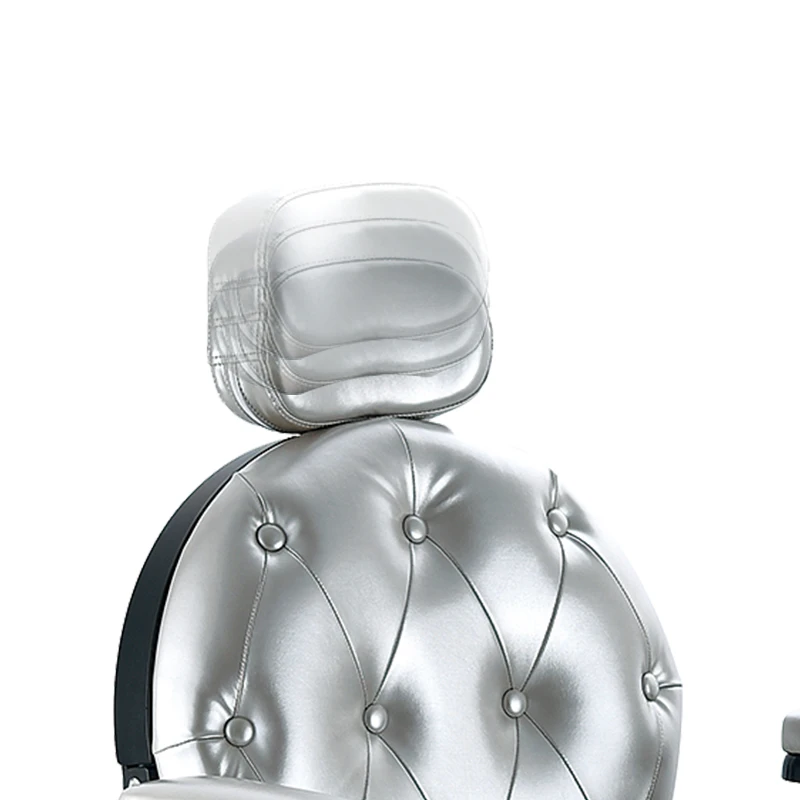 Factory Supply Wholesale ABS Dragon Claw Handrail Beauty Hairdressing Barber Hair Salon Furniture silvery Barber Chair