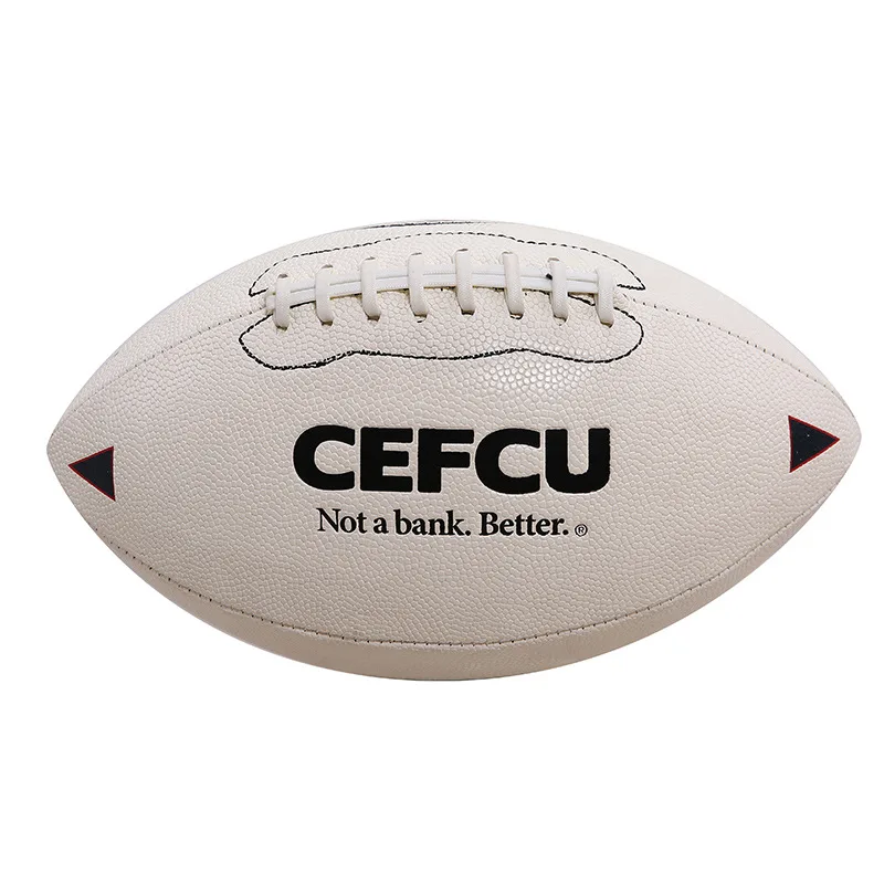 Eco High Quality Customized Logo Designs Rugby Ball PU Machine Stitching Australian Style Rugby Ball For Training