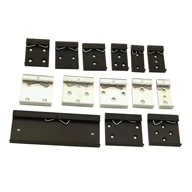 Universal DIN Rail Fixed Clamp Mount Clip Snap in Din Rail Mounting Brackets for 35mm Din Rail