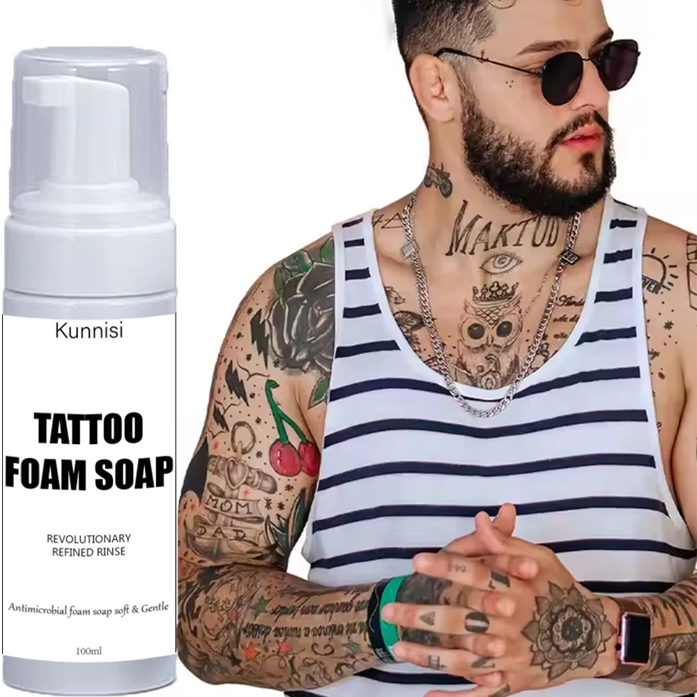 Microblading After Care Foam Cleansing Micro Foam Cleanser Permanent Makeup Tattoo Pigmentation Foam Lash Cleanser