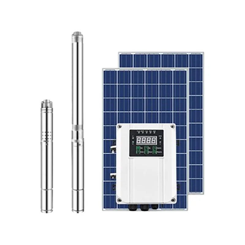 100 Meter Dc 24V 250W Solar Power Deep Well Submersible Pump Water Pumping Machine For House