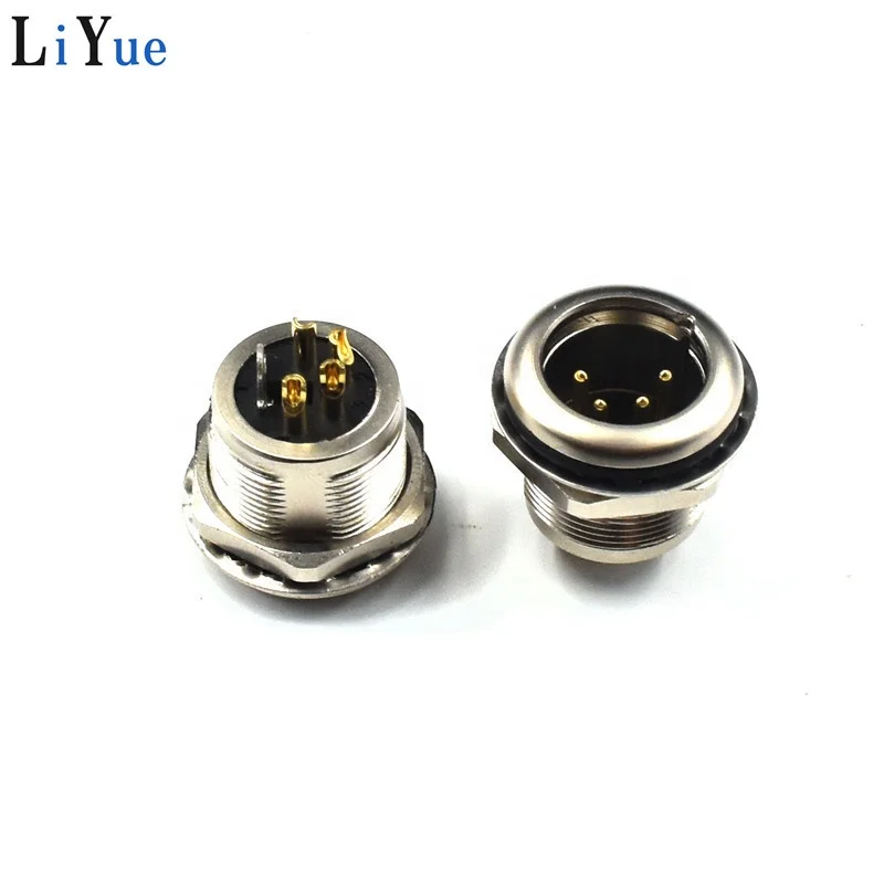 XLR 3pin 4 pin 5pin 7pin Штекерная панель с гайкой