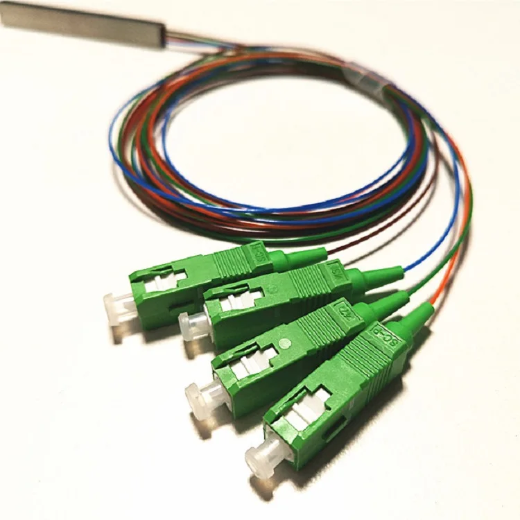 1*4 Spliter PLC 4way 1*4 1*8 1*16 1*34 1*64 Ways Plc Splitter with connector Optical Splitter 1x4 plc splitter apc