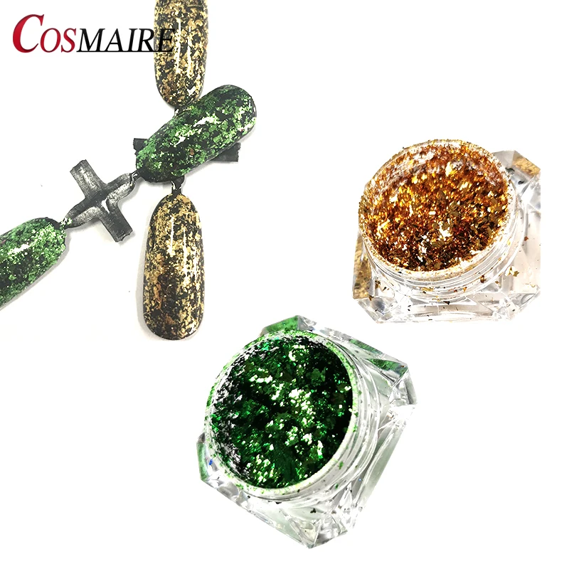 Nail Art Decoration Fireworks Effect Foils Flakes Laser Powder