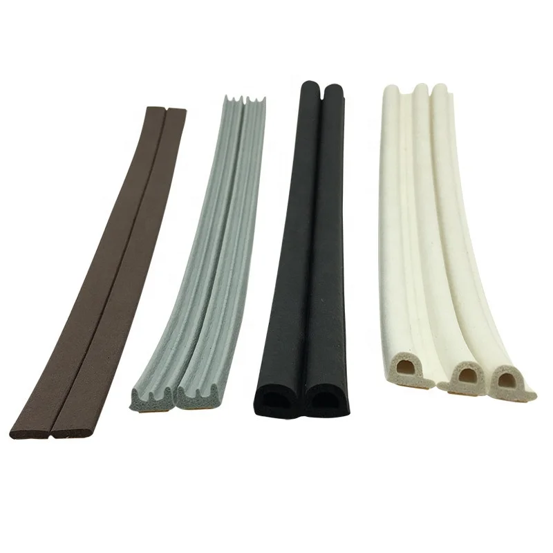 Doors and windows frame epdm foam weather strips dustproof windproof coldair proof seal strip