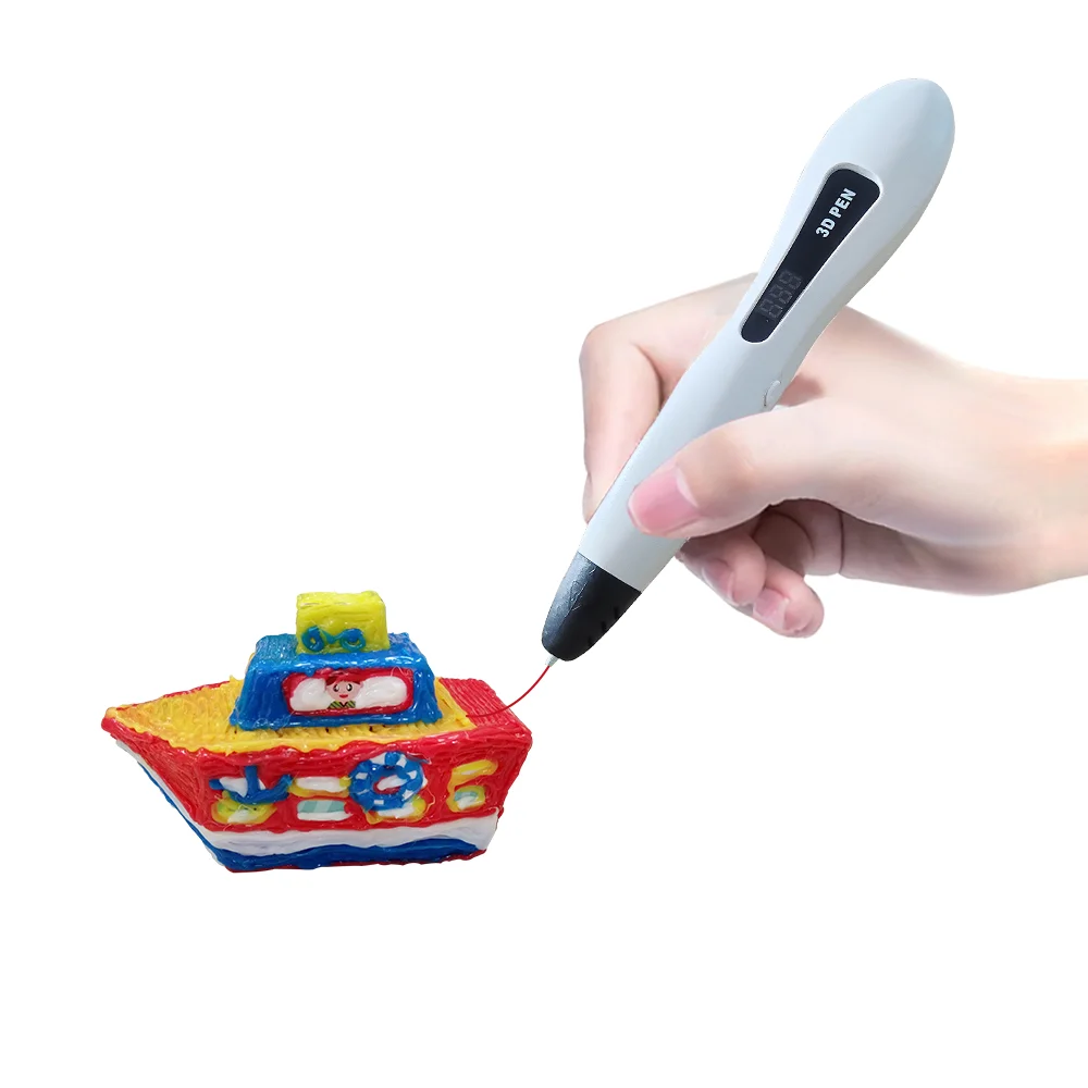 Children 3D Printing Pen USB Drawing Toy Set ABS/PCL Filament Portable 3D  Doodle Printing Pen