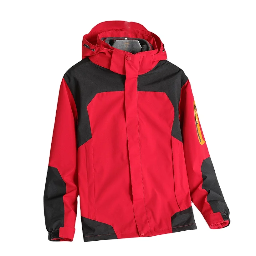 Outdoor 3-in-1 windbreaker jacket unisex two-piece ski suit windproof and waterproof jacket sport jacket men oversize big coat