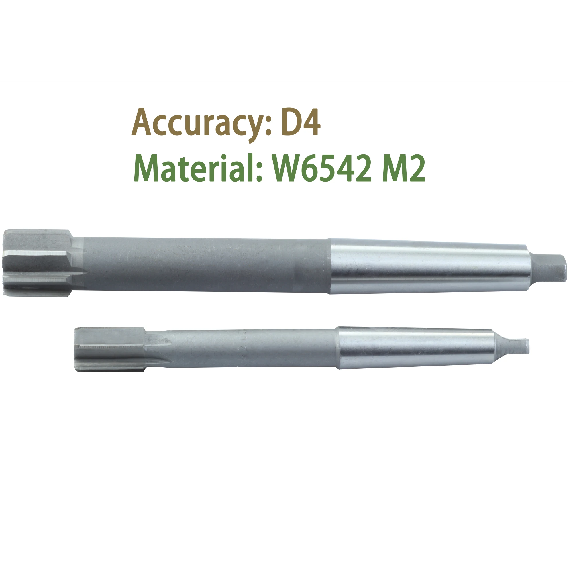 HSS High Speed Steel Taper Shank Straight flute Machine Reamer H7 H8 D4 Cutting Diameter 5.5MM-70MM Machine Reamer