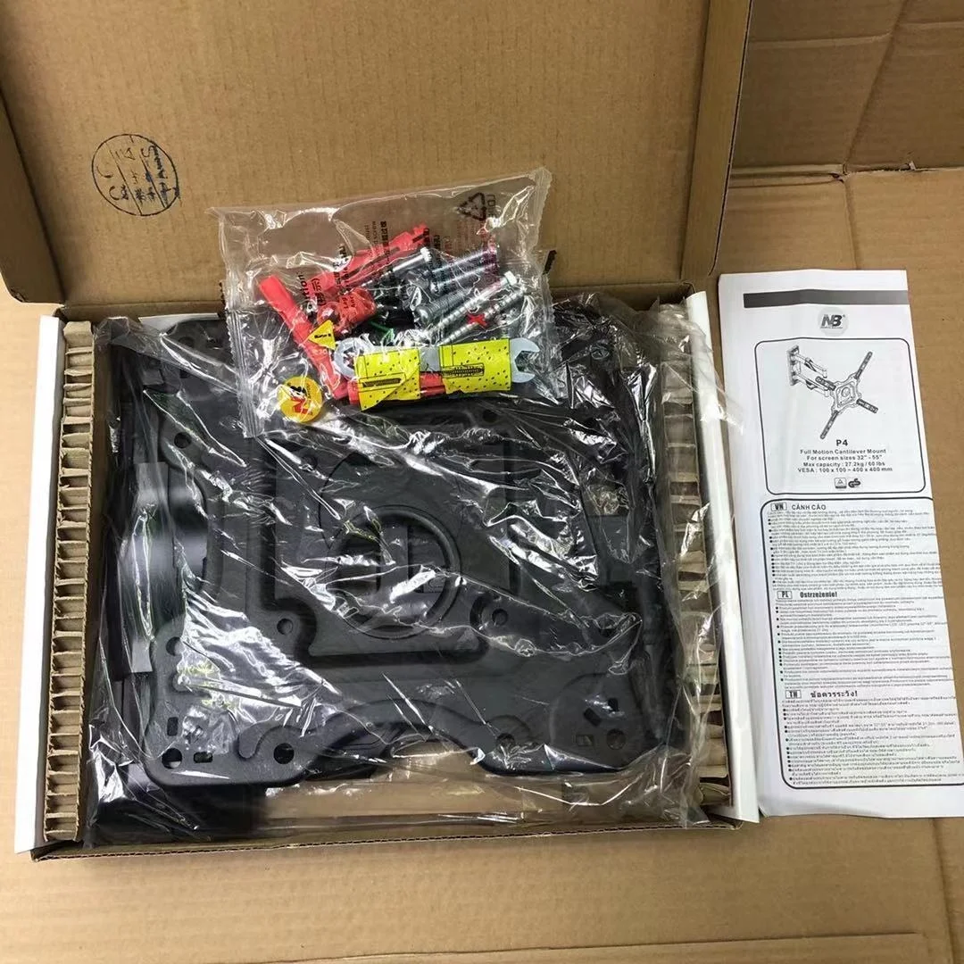 China Factory Cheap Price full motion tv mount bracket P4 tv wall mount