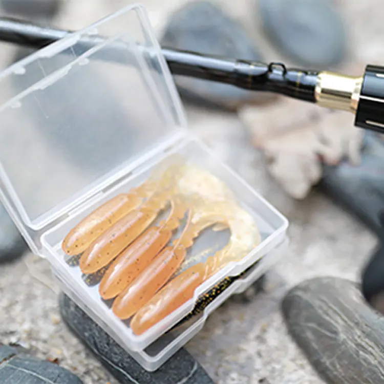Cheap price artificial lure glitter elastic body silicone T tail stick soft baits worms fishing lures