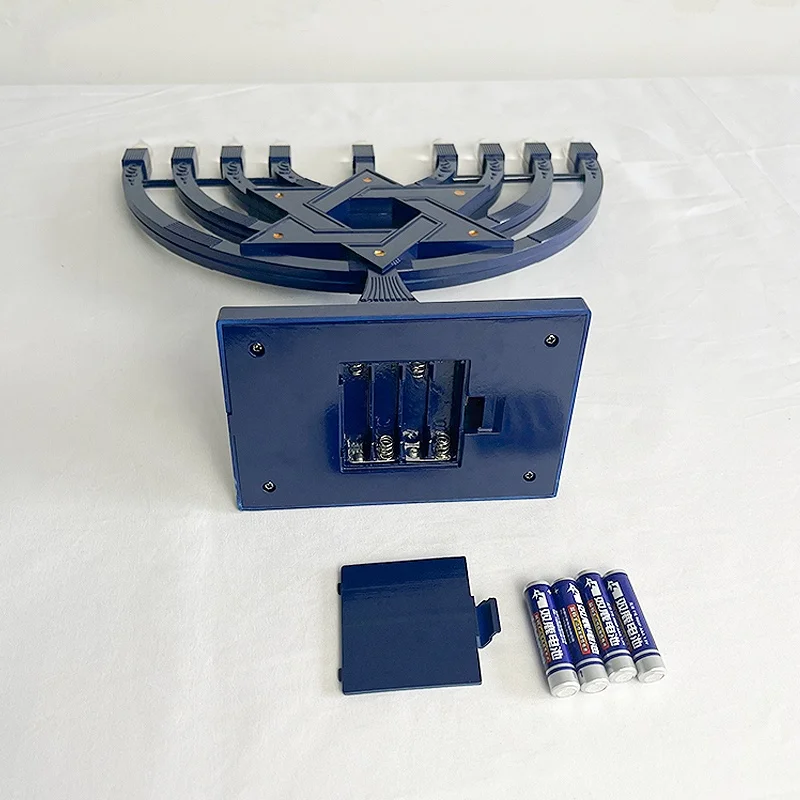 Nicro ночной Светильник Chanukah праздничная настольная лампа лампы в форме пламени СВЕТОДИОДНЫЙ Электрический светильник hanukka Menorah украшение для еврейской