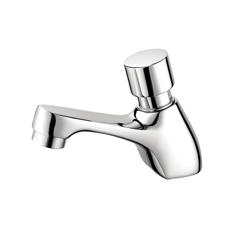Push Button Brass Self Closing Faucet Tap Push Down Basin Time Delay Faucet