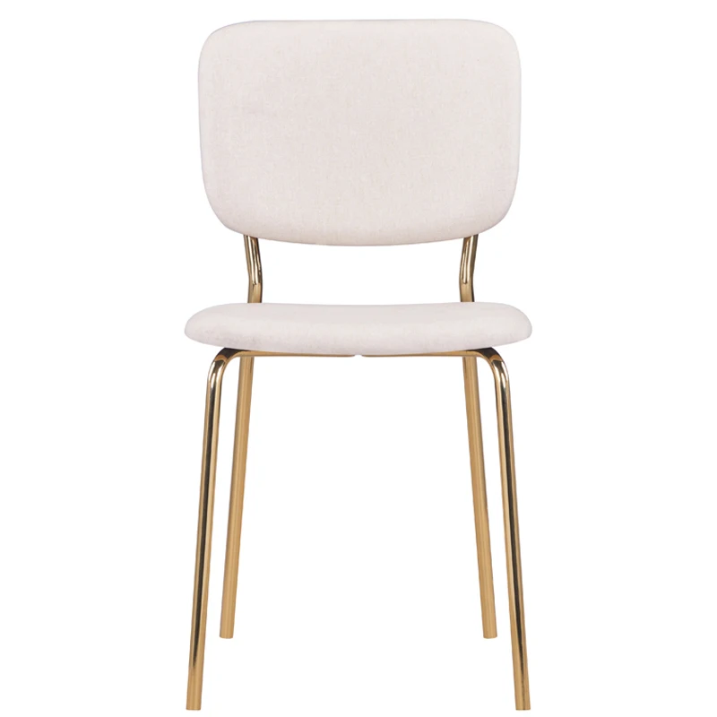 Best Price fabric dining room furniture upholstered high back luxury dining chairs with metal legs