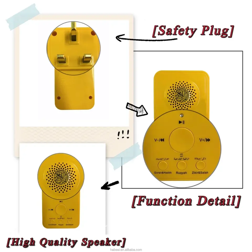 Islamic Quarn Mp3 Player 24 Hours Schedule Ramadan Koarnic Gift Zikir Ruqyah Muslim Quran Lamp Speaker