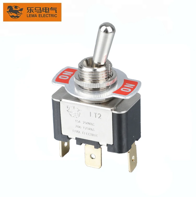 LT2121C Quick Terminal Single Pole ON-ON auto reset toggle switch mini switches