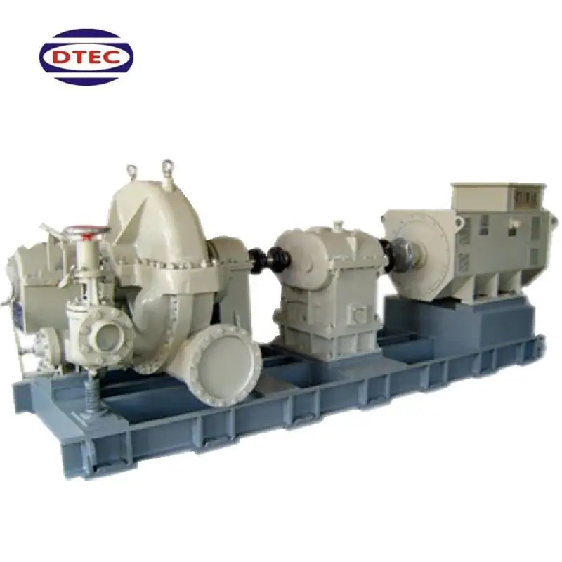 Dtec поставка небольшой паровой турбины мощностью 320 кВт для электростанции на биомассе