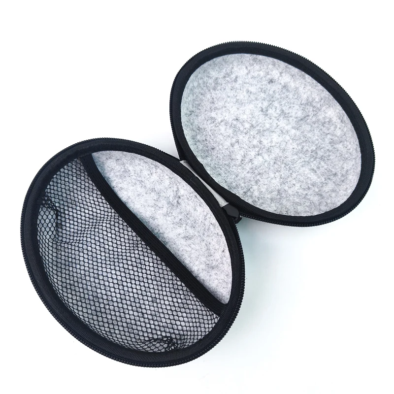 Eco-friendly Outdoor Protective Carrying Bag Felt Material Case for Headphone