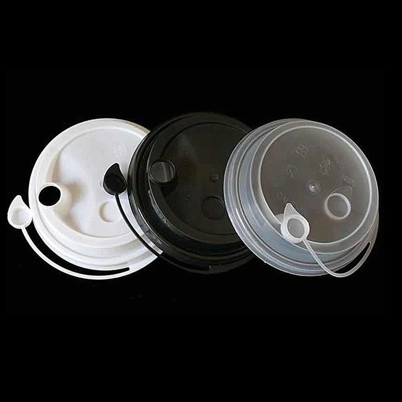 Пластиковая крышка для чашки, крышка для чашки с молоком, чая, полипропилен, 1000 шт., утолщенный материал, диаметр 90 мм, крышка для чашки с устройством