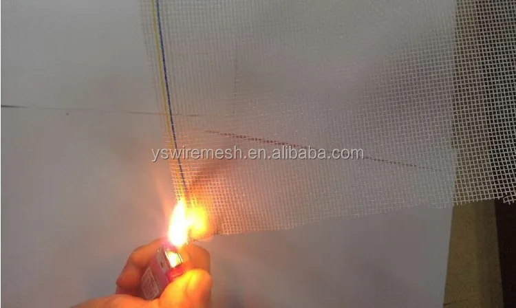 Fireproof fiberglass screen mesh/ Fiberglass mosquito screen netting / Fly invisible screen