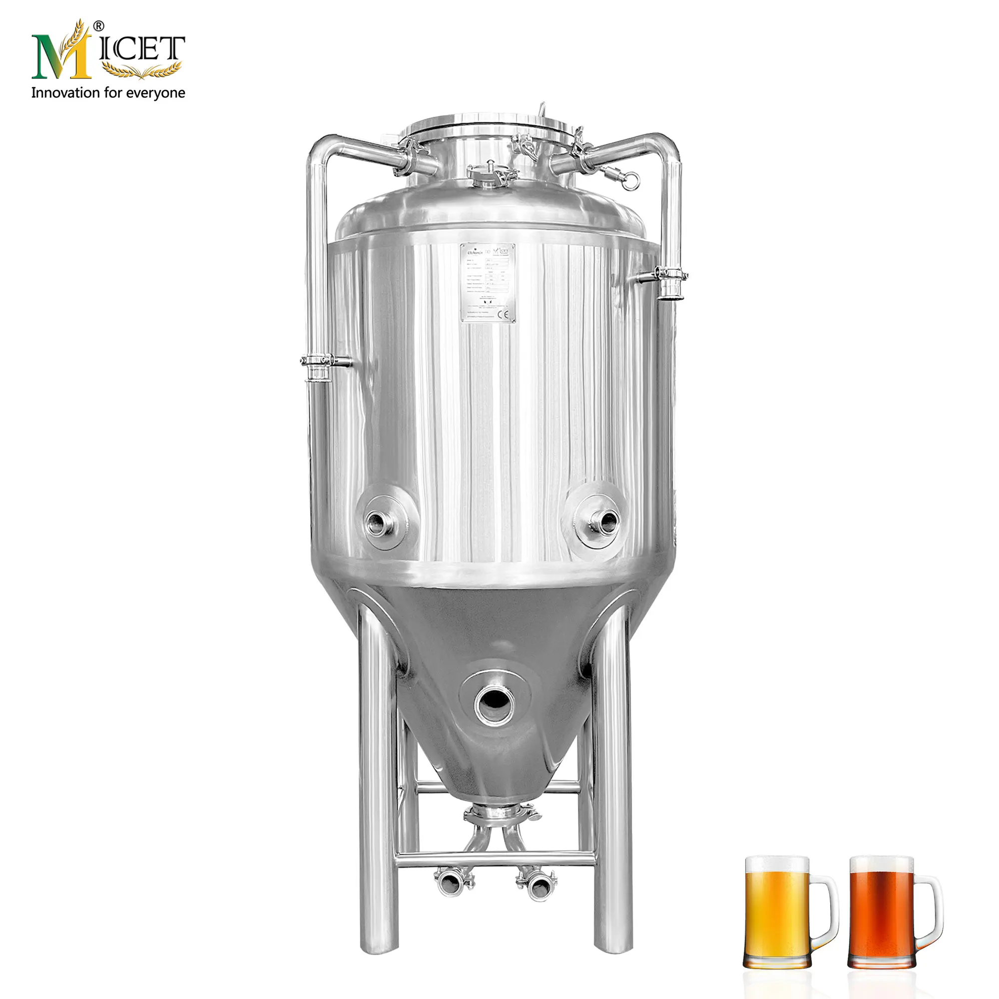 High Quality Stainless Steel 100 Liter 100L Conical Beer Fermenter Tank For Sale Price Fermenter