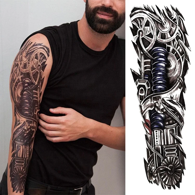 
Wholesale New Tattoo Designs Temporary Full Arm Tattoo  (62288270407)