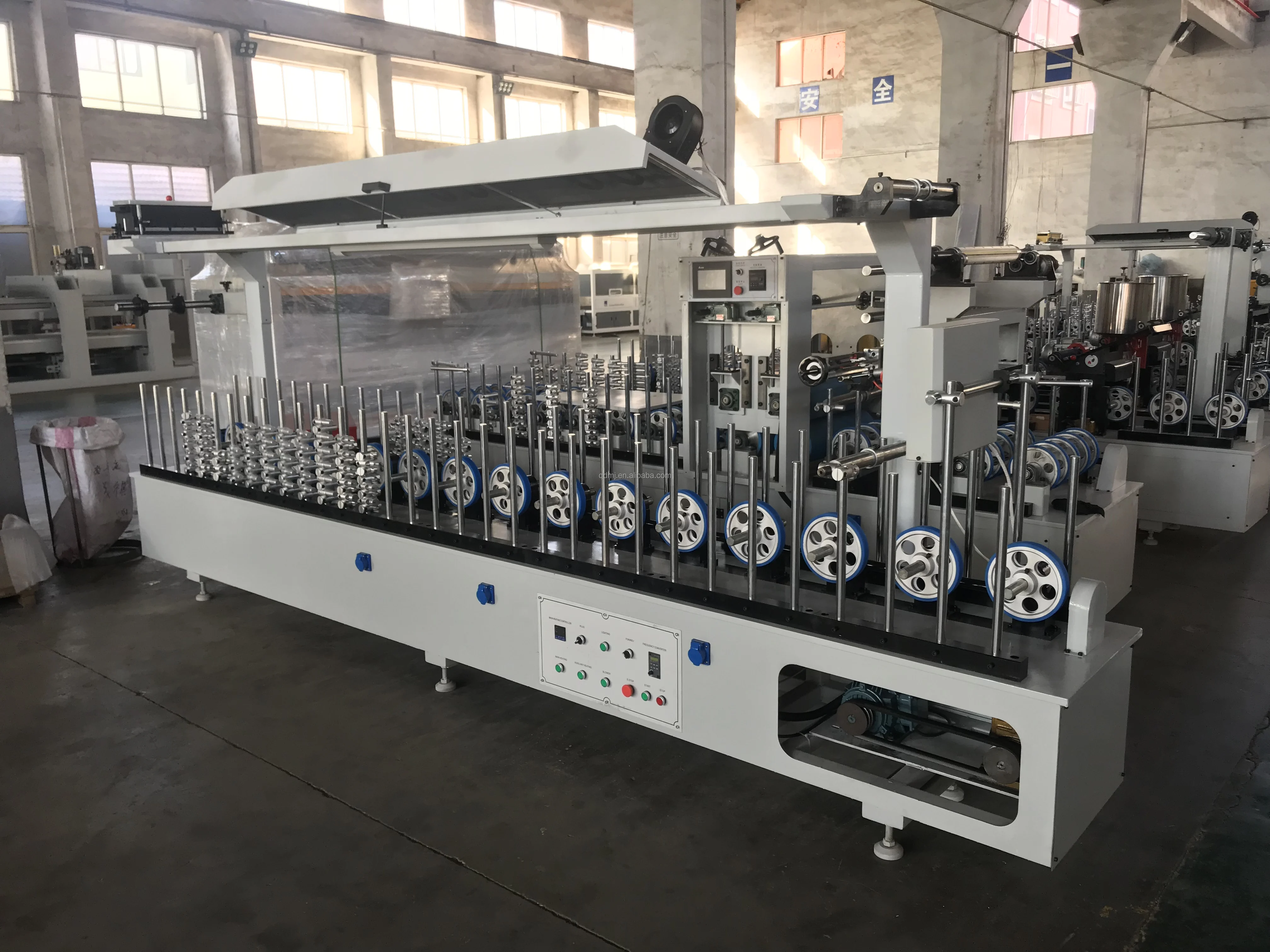 Woodworking Pvc Door Frame Wrap Decorative Paint Paper Profile Wrapping Machine