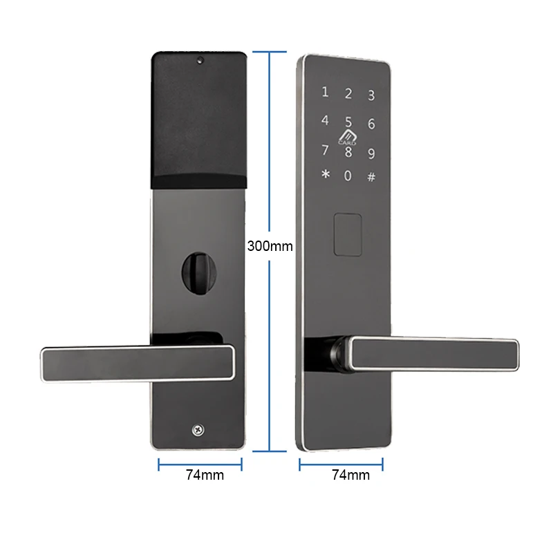 Stainless Steel H1102T Hotel Smart Lock With Api Wifi Digital Door Lock Smart Lock Hotel