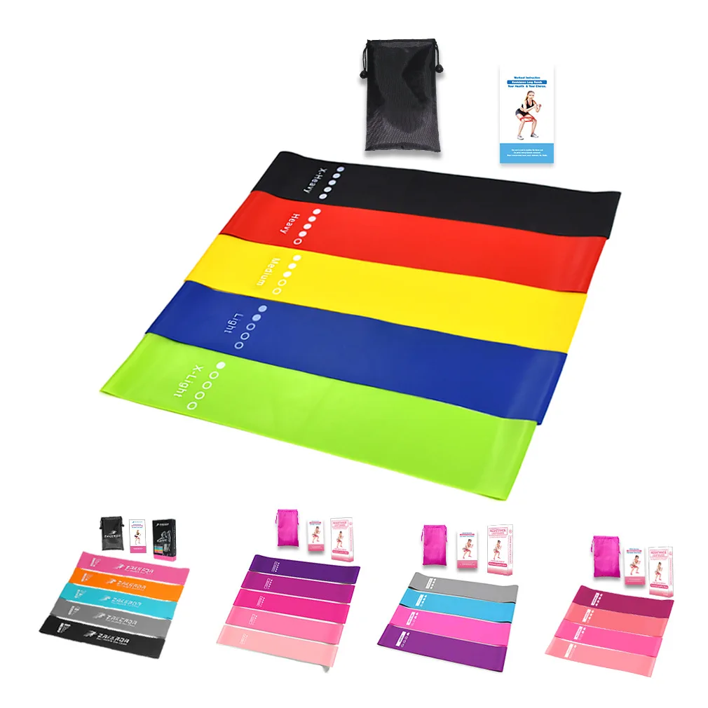 
Premium Exercise Loops with Non-Slip Design for Hips & Glutes, 3 Resistance Level Workout Booty Bands for Women and Men 