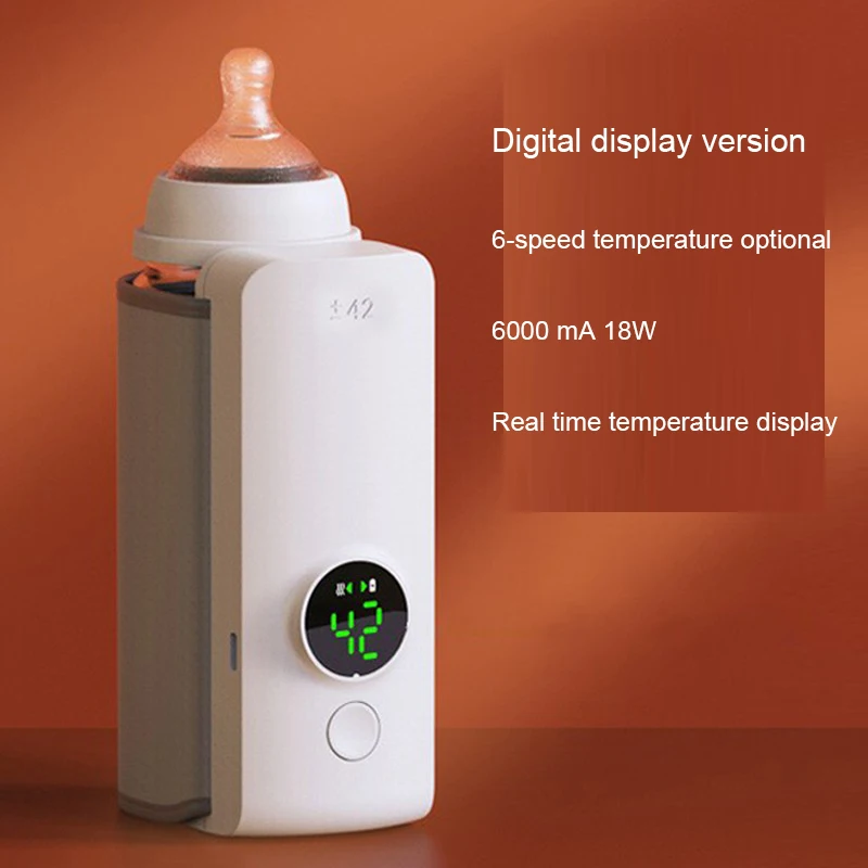 2024 New High Quality Milk Heater Fast Heating Portable Milk Warmer Baby Bottle Warmer for Baby Milk and Formula Baby Bottle War