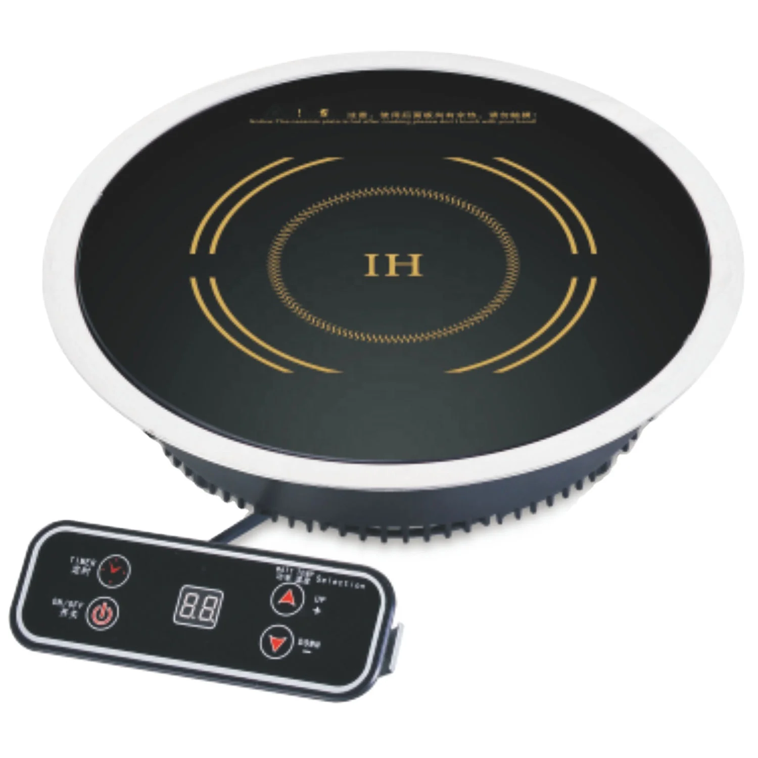 Electric Portable Induction Cooktop with Control Round Induction Cookers for Restaurant Hot Pot Single Electric Stove 50 OEM 220