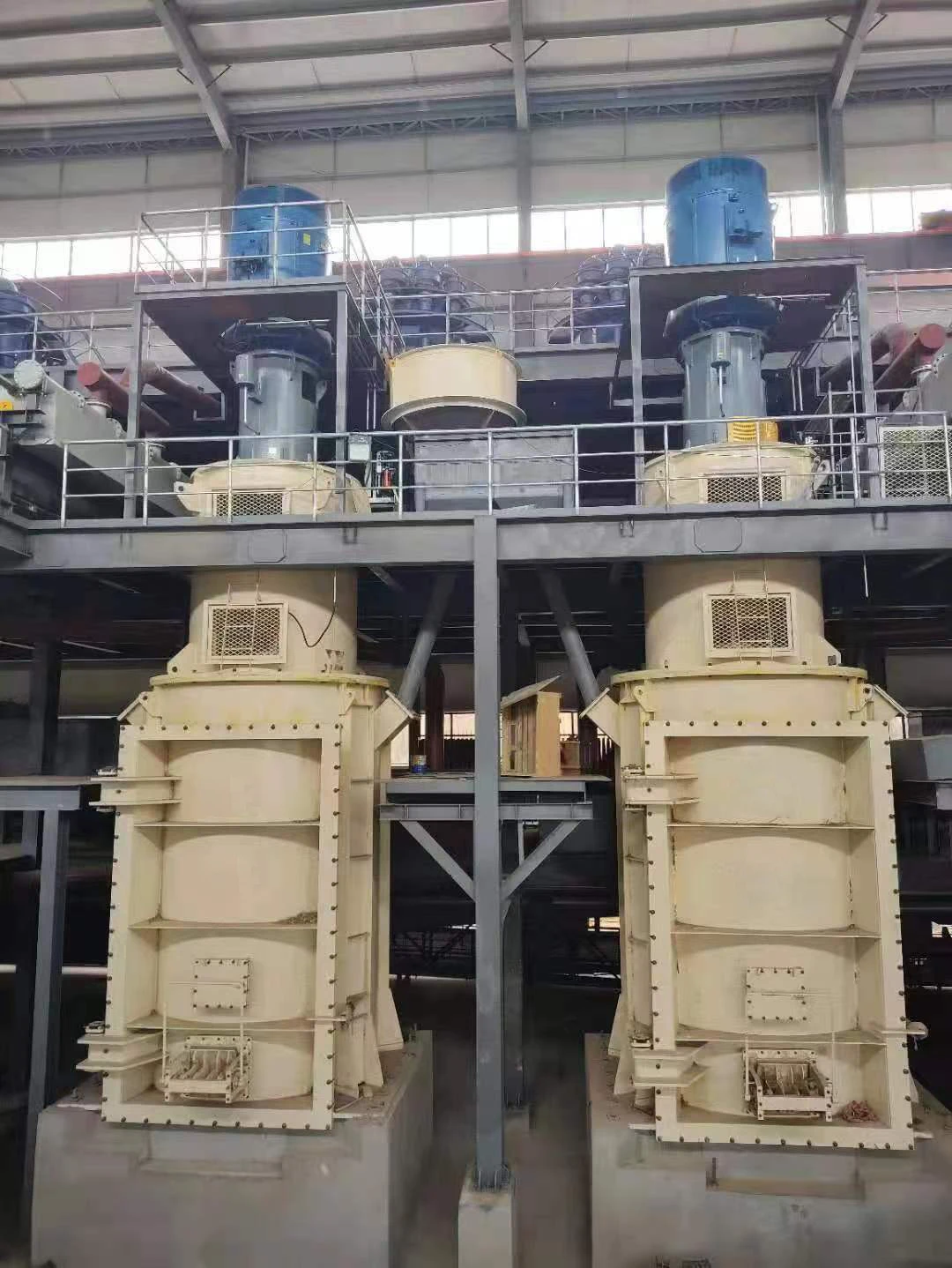 New Polymetallic Ore Vertical Grinding Mill Lead Zinc Tin Tower Roller Bearing Engine Motor Gearbox for Construction Industries