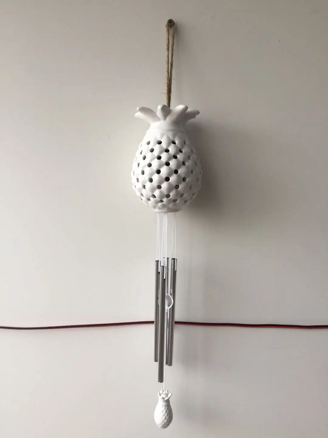 Custom garden decor  Ceramic Wind Bell Art Deco animal shaped Wind Chime for decoration