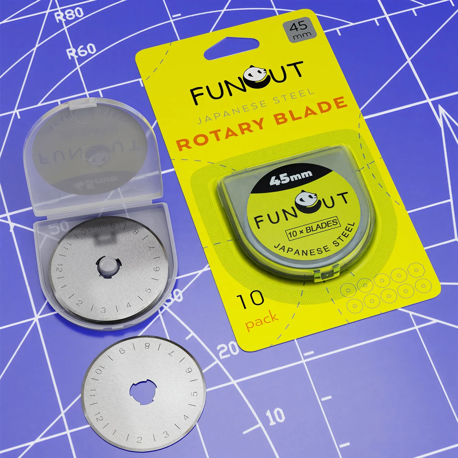 Effortlessly Cut through Fabrics with Our Rotary Cutter SKS-7 Round Blade - Order Now for Precise Cuts