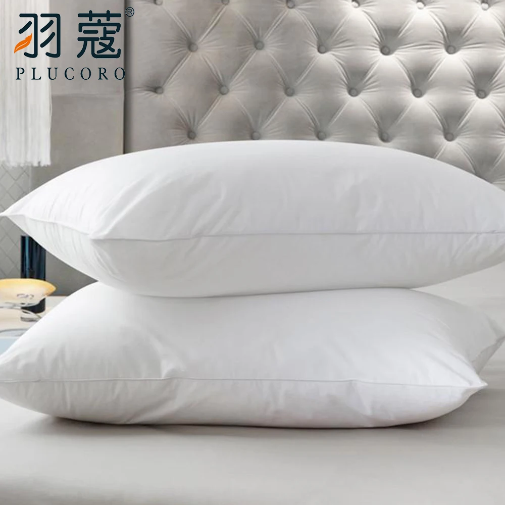 Soft Home Hotel Decorative Sleeping 5 Star Polyester Filling Hotel Bed Pillow