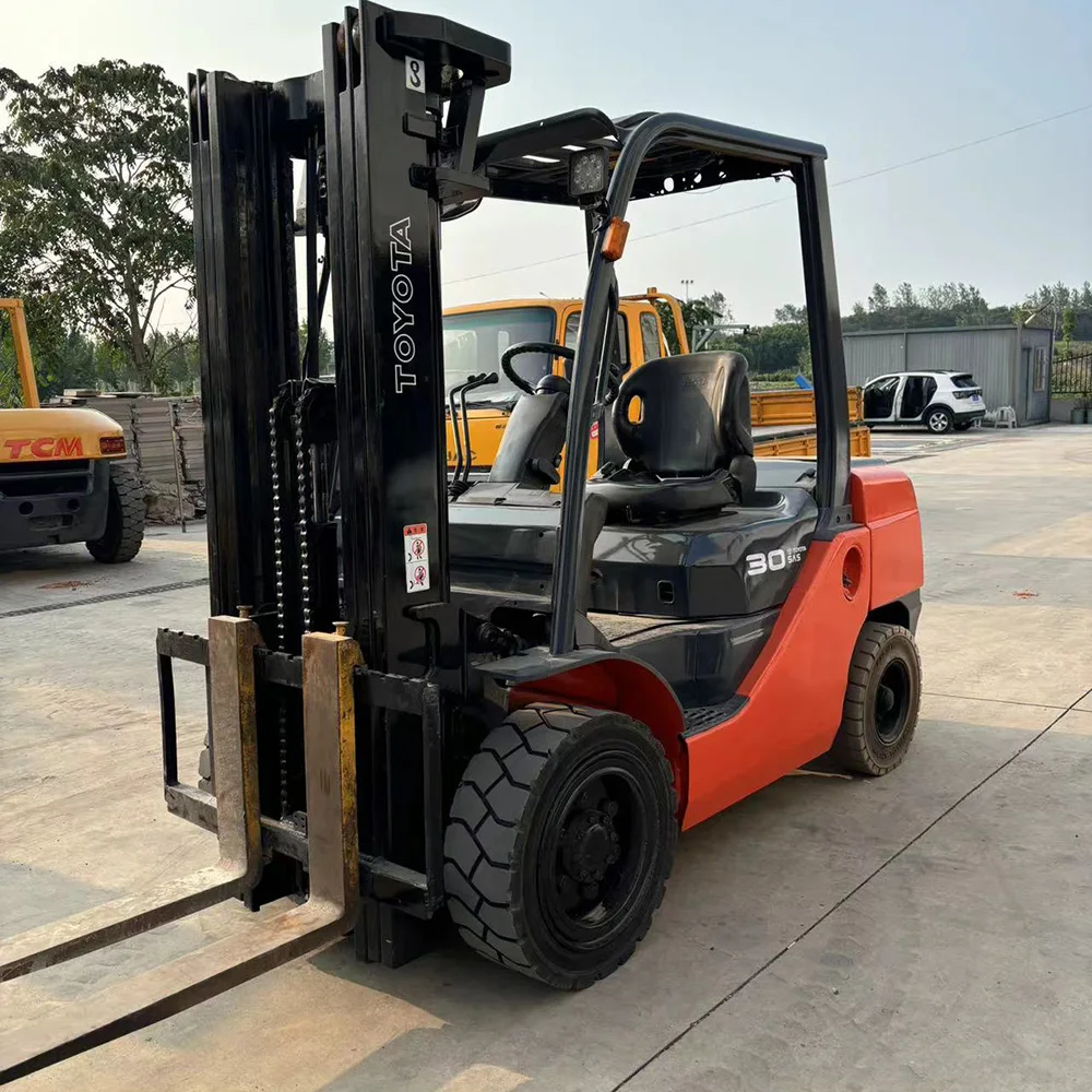 Used Toyata Fd30 Forklift Trucks 3ton Toyata Japan Used Cheap Diesel Used