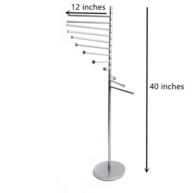 Luxury ribbon Hair Braiding Hair Holder Clothing Scarves Hanger Metal Wig Display Storage Stand Rack