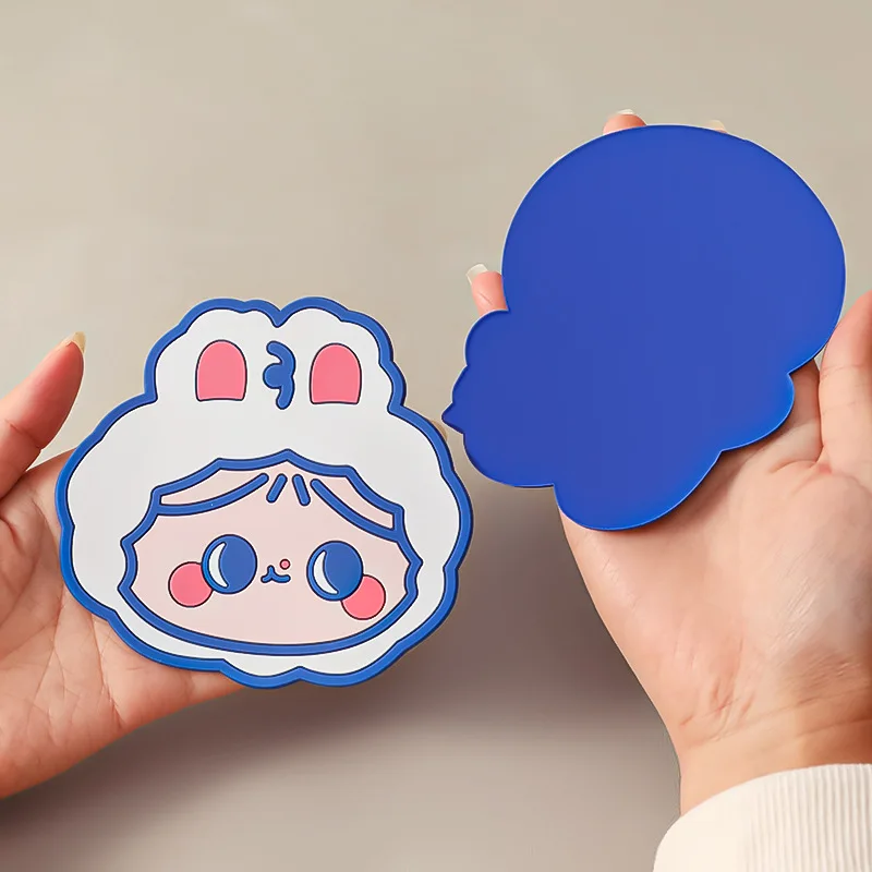 Cute ins wind non-slip heat insulation pad home kitchen silicone tea coaster