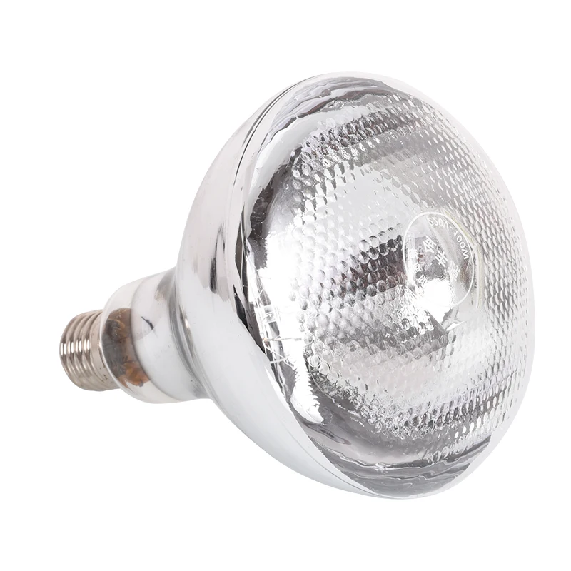 Halogen Thickened Chicken Reptile Poultry Infrared Bulb Heat Lamps  for Chicks Animal Poultry Livestock Farm Heater Heating Lamp