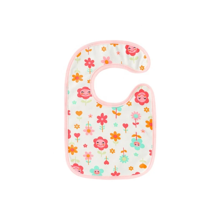 Wholesale China Supplier Bib Washable Natural Waterproof 100% Cotton Baby Bibs