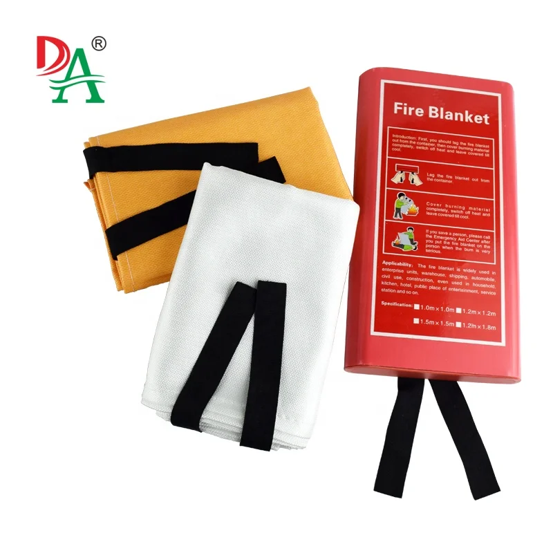 high  degree fire proof 430g 100% Fiber Glass fire blankets for sale