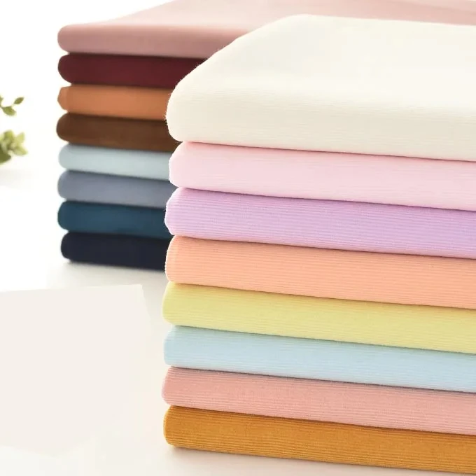 100% хлопковая однотонная Вельветовая мягкая ткань 21 Вт для одежды шляпа платье брюки рубашка