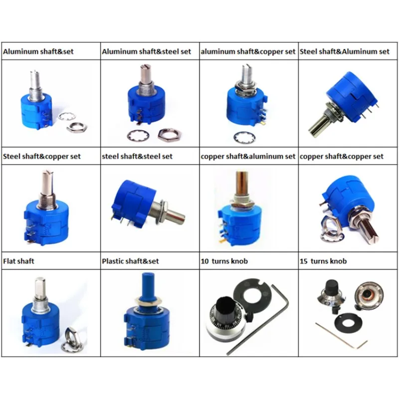 High quality 2 W 10 Turns jb5180a potentiometer with waterproof