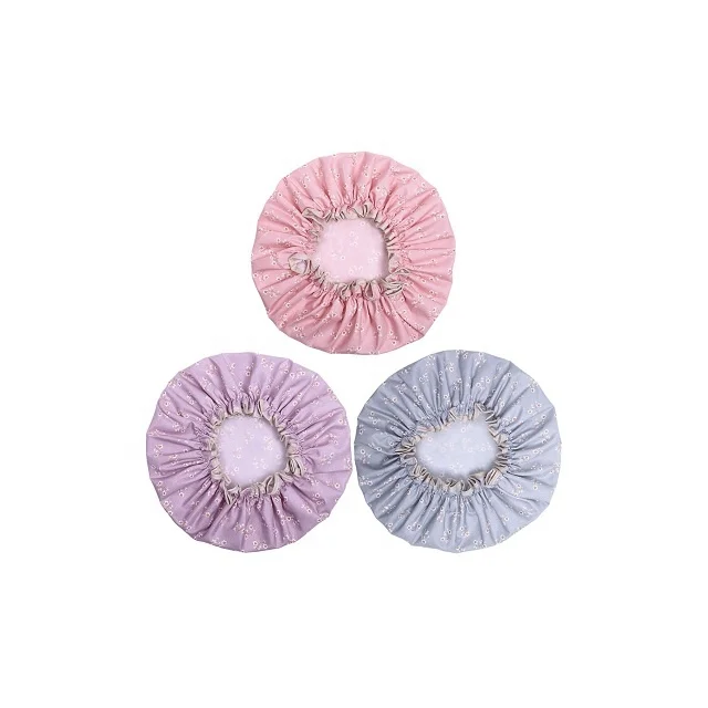 Double Layers big size Bath Caps Waterproof Shower Cap Bath Spa Salon Cap for Children Girls and Women