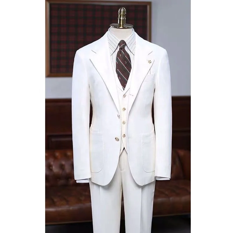 MTM сделанный для того чтобы измерить Подгонянный сделанный вручную изготовленный на заказ 3 шт тонкий мужской костюм Мужской Блейзер Костюмы клетчатый черный тонкий для делового человека костюм