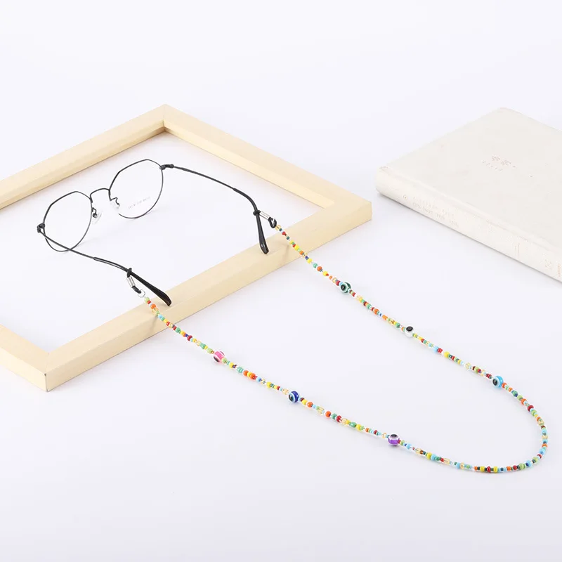 Sunglasses Chain Beaded Glasses Neck Chains Eyewear Accessories Fashion Beaded Glasses Chain