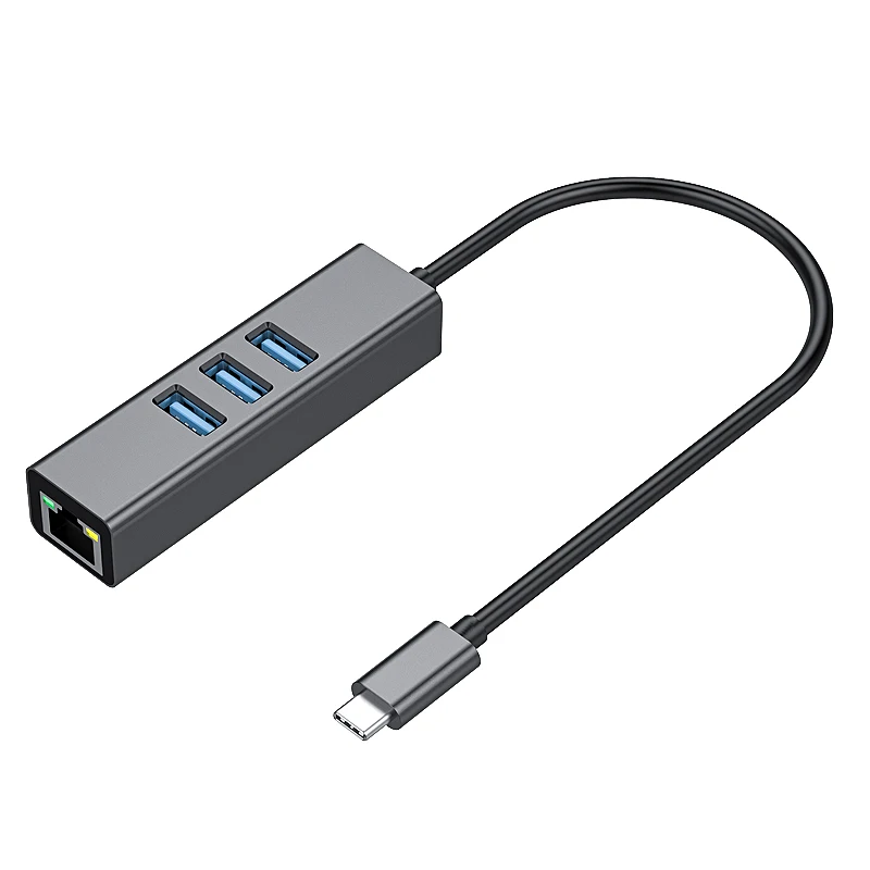 4 порта интернет 1000M LAN USB 3 0 концентратор для Macbook ПК ноутбука iPad